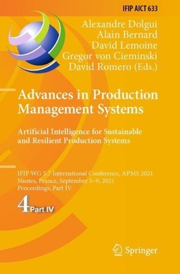 Advances in Production Management Systems. Artificial Intelligence for Sustainab