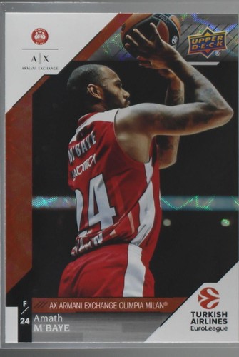 2017-18 Upper Deck Euroleague - Amath M'baye #88