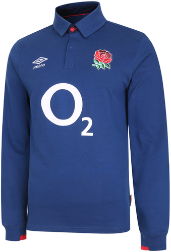UMBRO UMBRO ENGLAND RUGBY ALTERNATE CLASSIC LONG SLEEVE JERSEY 2020/21 - NAVY - MENS
