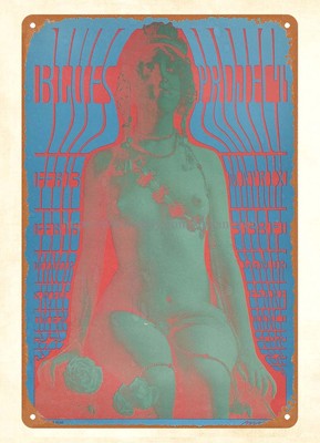 1967 Blues Project Matrix Concert Poster metal tin sign outdoor kitchen wall art
