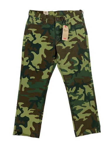 Levis 541 Athletic Taper Camouflage Camo Green Brown 33x30 15985901