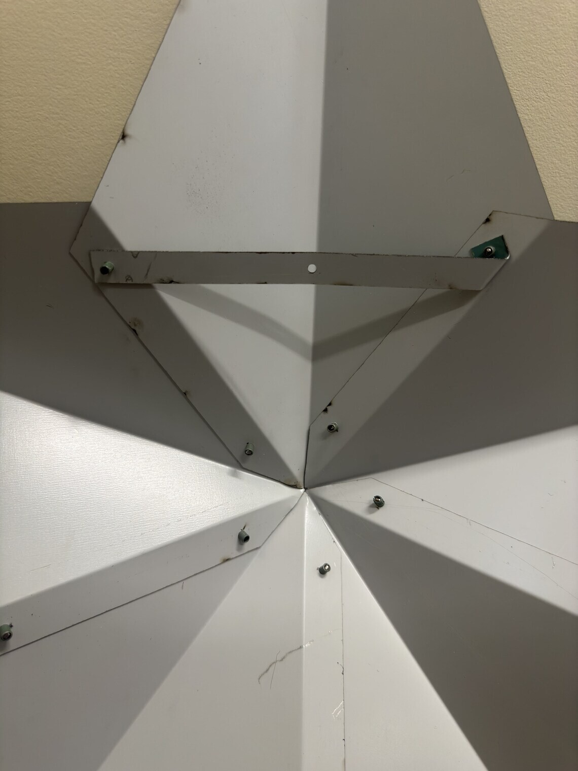 Rustic Copper Star For Wall Decor | Antique Painted Patina Finish Barn Stars