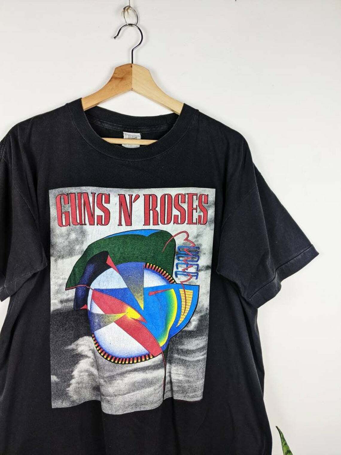 Vintage 1993 Guns n' Roses Coma World Tour Concert T Shirt