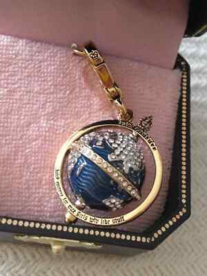 NWT 2010 JUICY COUTURE GLOBE Earth World CHARM YJRU3873 Very Rare Sought After