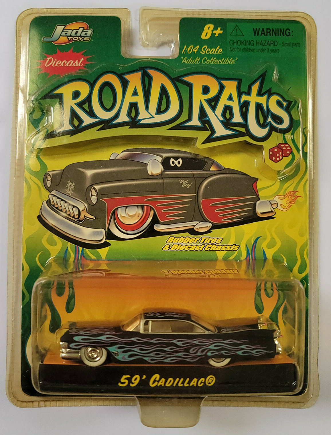 Jada TOYS 59' CADILLAC 2台 JADA TOYS 1/24 - CADILLAC Coupe Deville - 1959 - Five Diecast