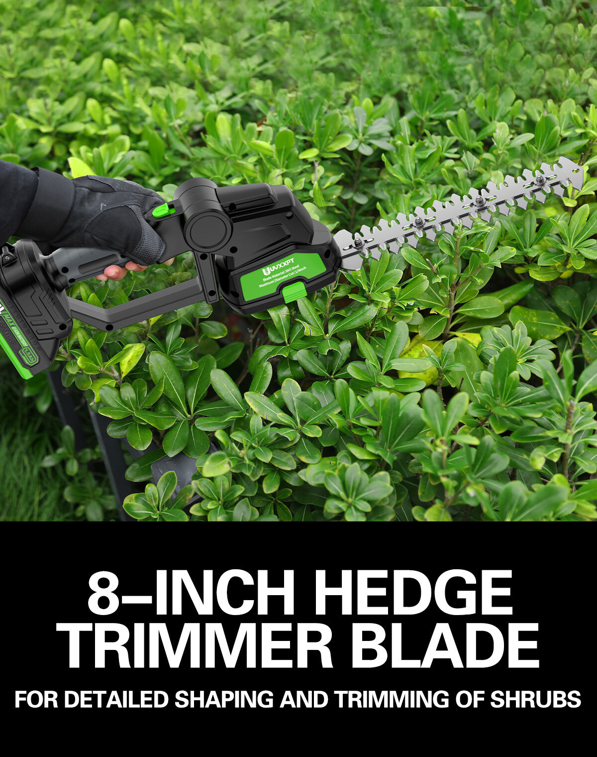 Handheld Cordless Grass Shear Shrubbery Trimmer 2IN-1 Hedge Shears/Grass Cutters
