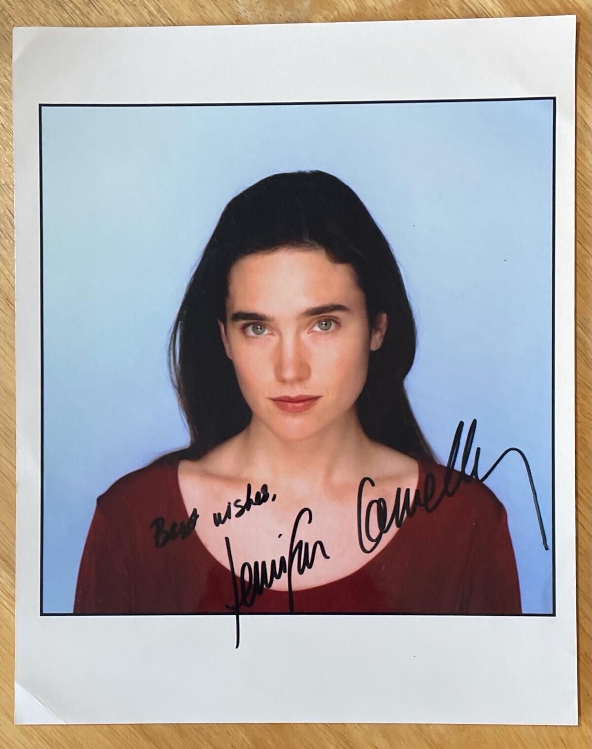 Jennifer Connelly サイン GORGEOUS JENNIFER CONNELLY FULL SIG SIGNED 8X10 PHOTO W