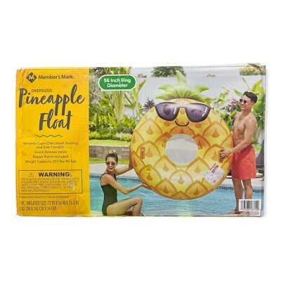 Member's Mark Oversized Pool Float, Mesh Seating, 56'' Diameter