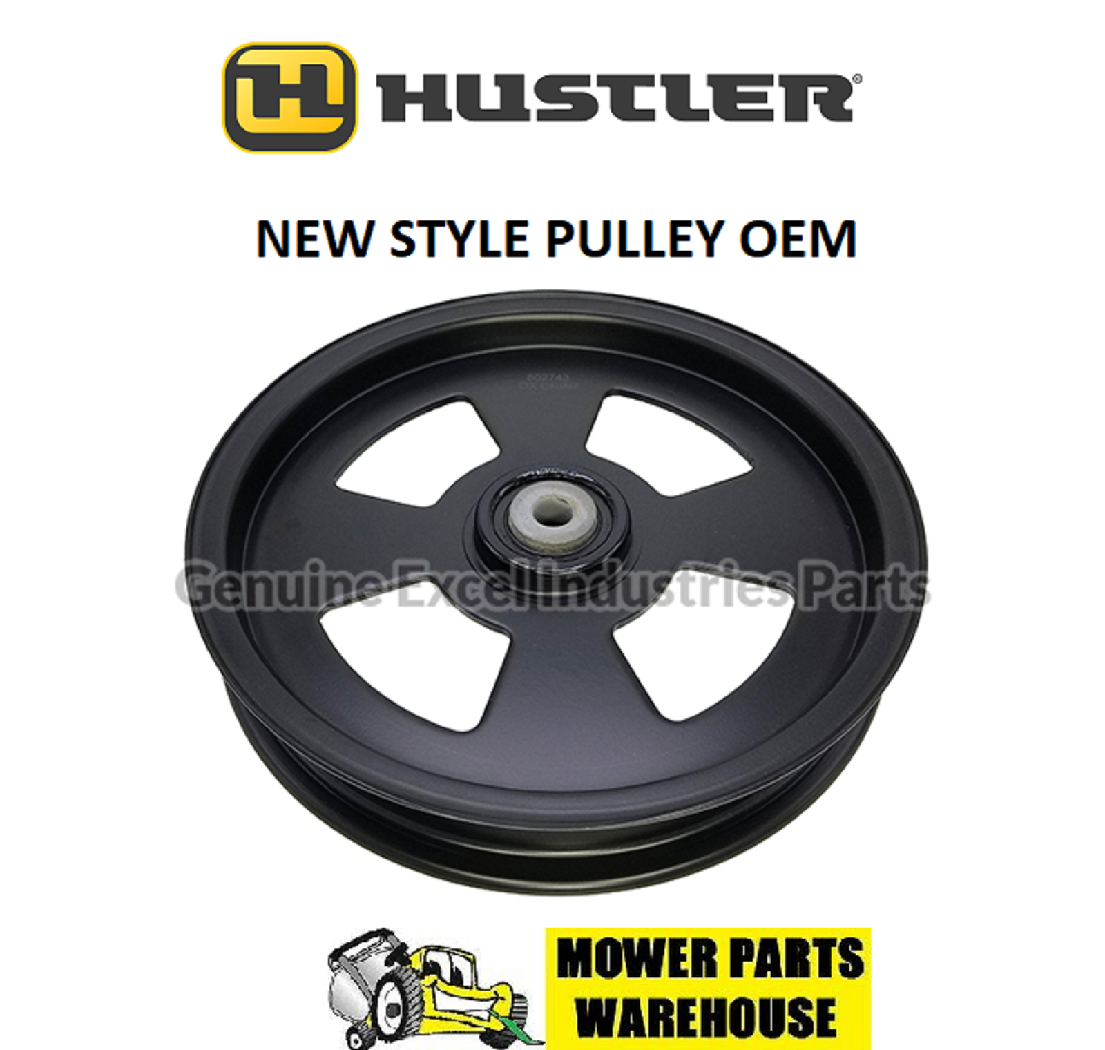 NEW GENUINE OEM HUSTLER 602743 FLAT IDLER PULLEY X-ONE SUPER NEW GENUINE OEM HUSTLER 602743 FLAT IDLER PULLEY X-ONE SUPER