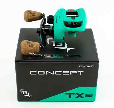 13 FISHING CONCEPT TX GEN II TX2-7.5RH 7.5:1 RIGHT HAND BAITCAST REEL NEW