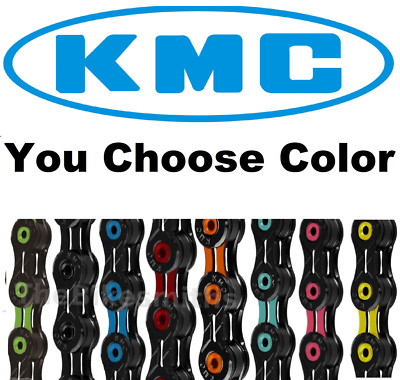 KMC DLC11 ASSORTD COLORS 11 Speed Road Bike Chain fit SRAM 