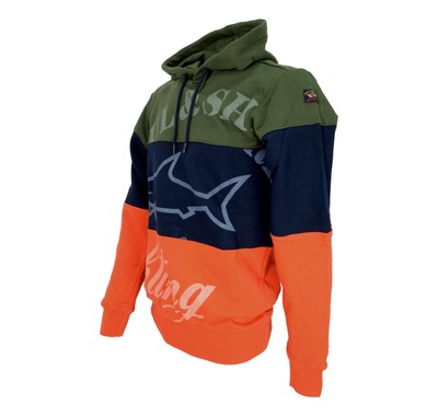PAUL & SHARK PAUL SHARK HOODIE & LOGO COTTON WINTER FLEECE ART. 12311870