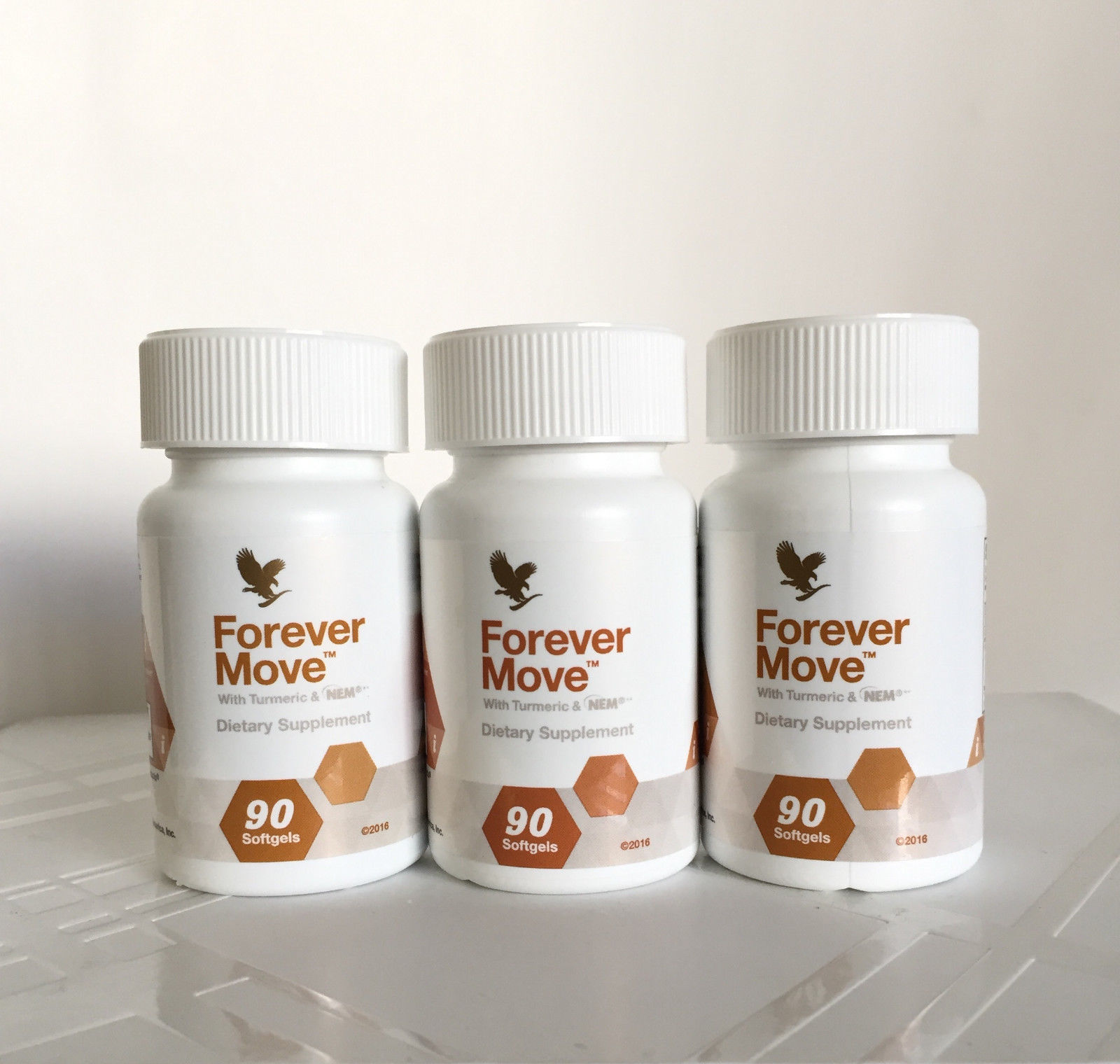 3 bottles FOREVER MOVE/90 Softgels for Joint & muscle