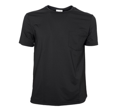 XACUS T-Shirt With Pocket Stretch Fabric 11460004 Black