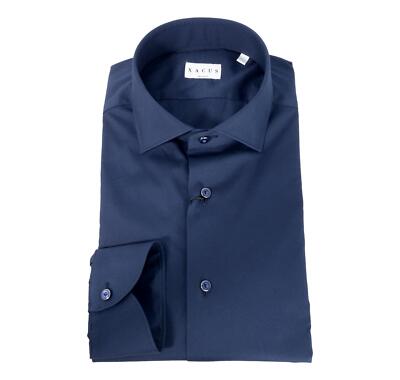 XACUS Men's Shirt Tailored Intermediate Fit 21743723 Blue Stretch