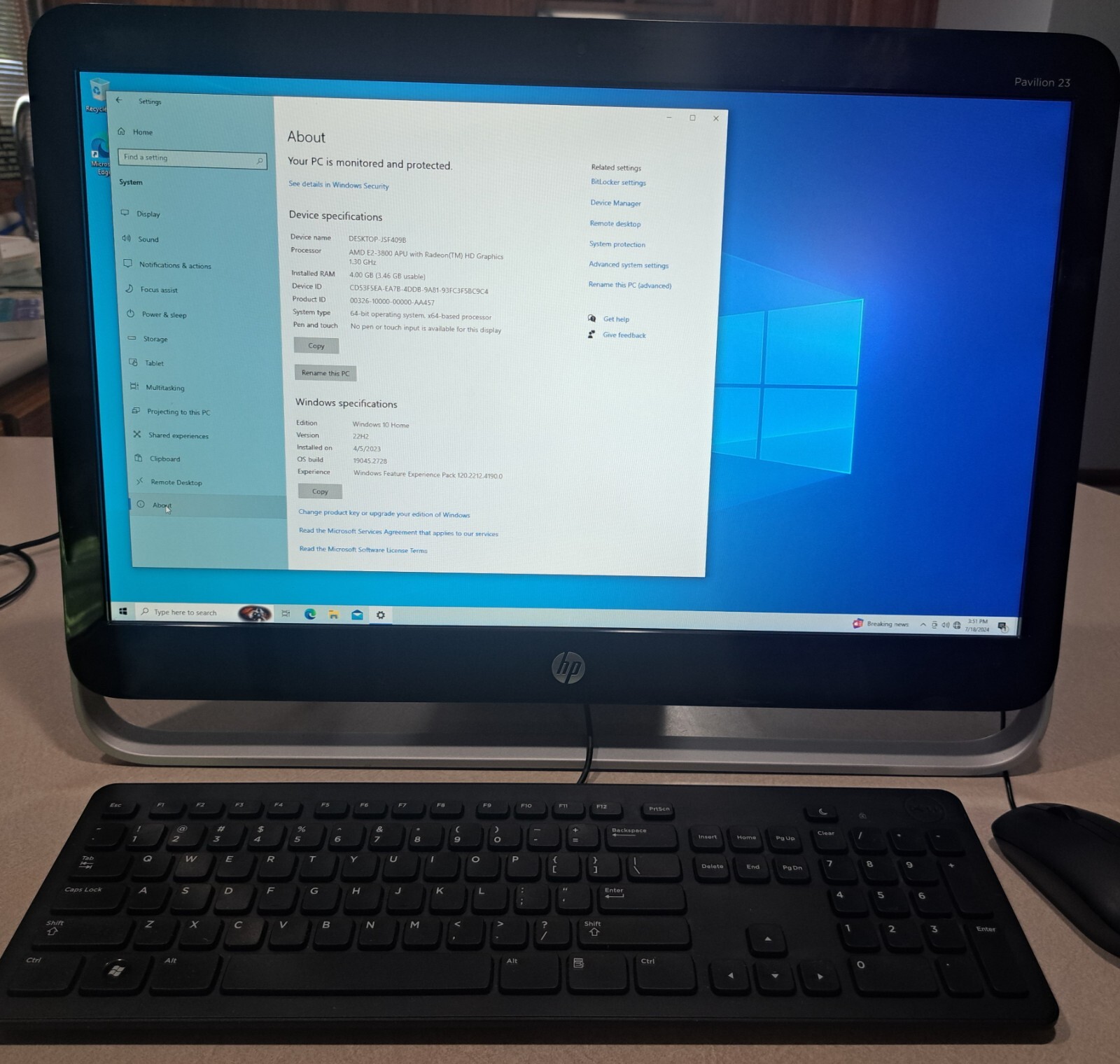 Used HP Pavilion 23