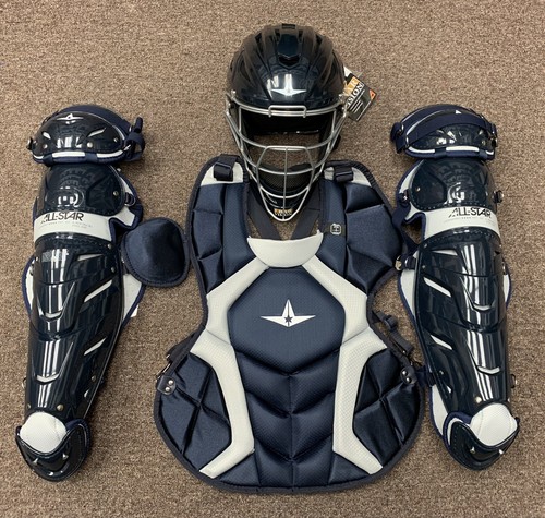 3D Gravity Catcher ボールキャッチャー All Star System 7 Adult 16+ Catchers Gear Set NOCSAE