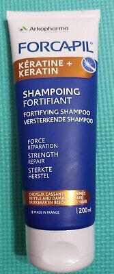 Forcapil Keratin fortifying shampoo strength repair brittle damage hair type