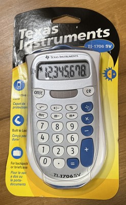 Texas Instruments TI-1706-SV Handheld Calculator New in Package