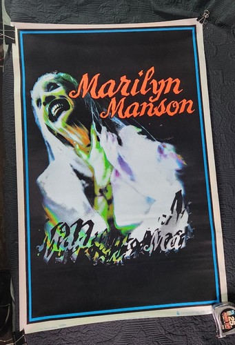90s vintage poster「MARILYN MANSON」 Vintage Marilyn Manson subway poster 39 x 60 | eBay