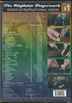 New Pipes Ready DVD Jim McGillivray Bagpipe Maintenance