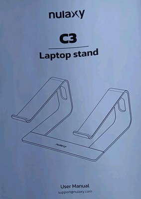 Don't Strain Your Neck - Nulaxy Laptop Stand for Your Lap or Desk - Open Box!!!
