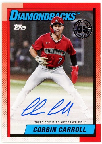 コービン・キャロル　1of1   プレートカード 2025 Topps Corbin Carroll 1/1 Foilfractor SGC 9.5! | eBay