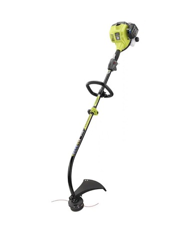 RYOBI 2 Cycle 17” 25cc Gas Curved Shaft String Trimmer (RY252CS) - Full Crank