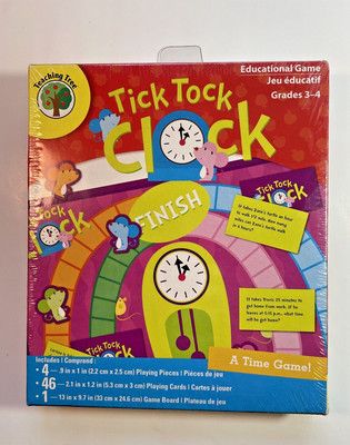 Teaching Tree Educational Game  Tick Tock Clock   NIB NEW & SEALED