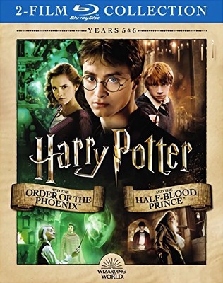 Harry Potter Order Of Phoenix / Half Blood Prince Blu-ray  NEW