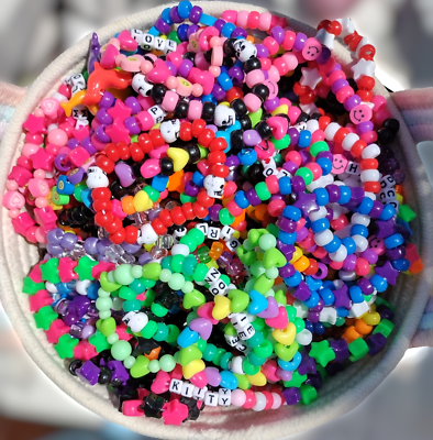 5 Mystery Kandi Singles 5 Bead Bracelets Accessory EDM RAVE EDC PLUR FESTIVAL
