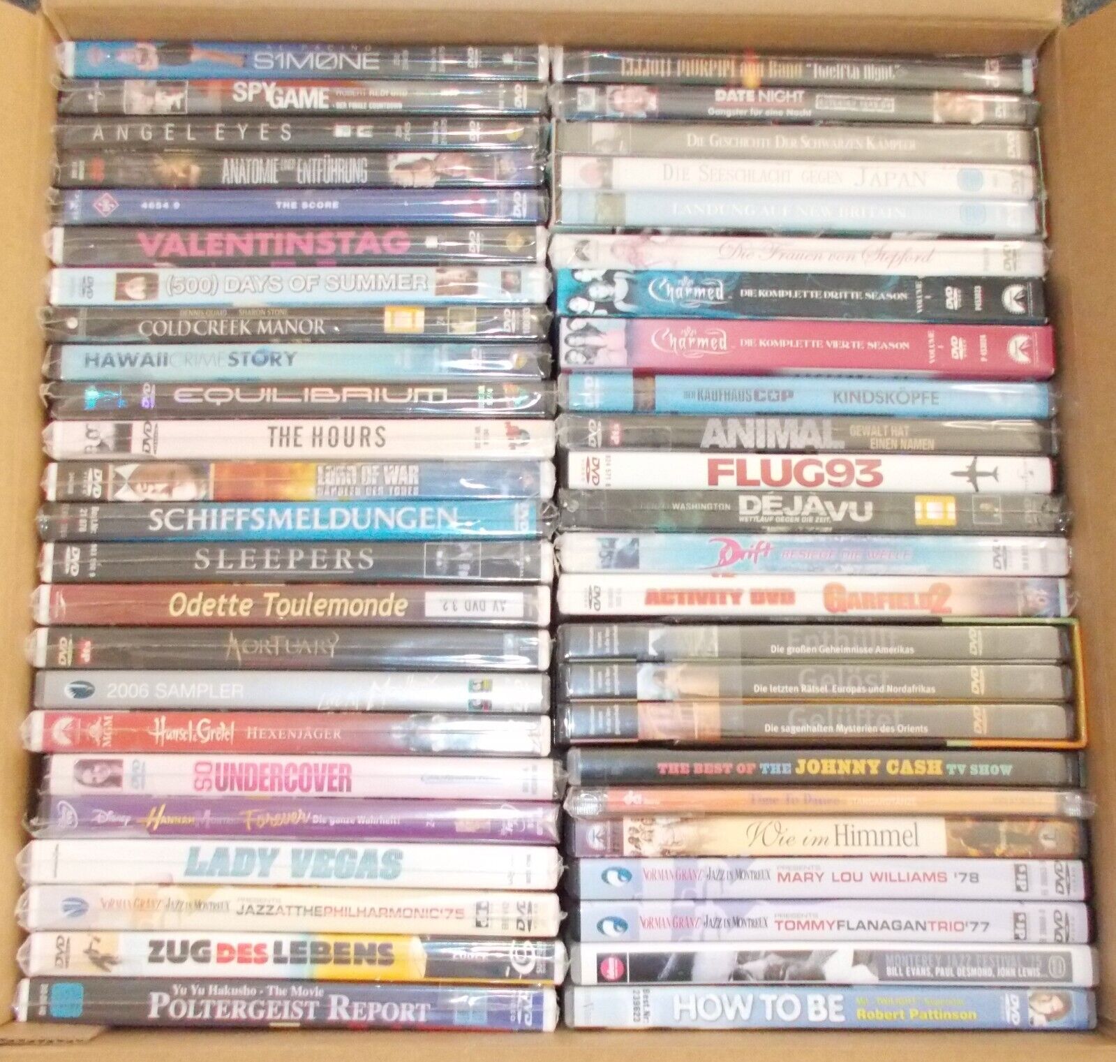 1 Karton DVDs max. FSK 16 -  DVD Posten - DVD Sammlung,  #V-1150