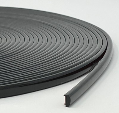 5/16'' x 50' Winter Grey Roll Trim-Gard L-Style Door Edge Guard (NE8V1-50)