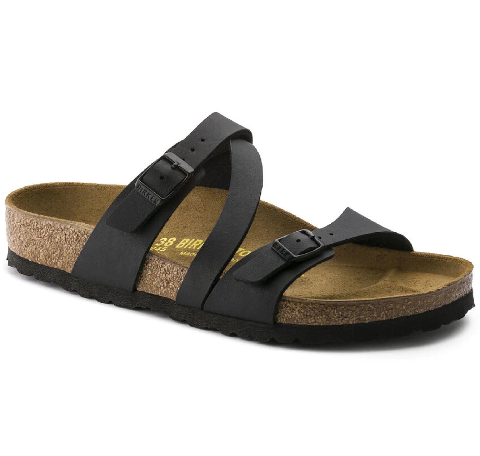 

[23121] Черные женские сандалии Birkenstock Salina BF *НОВИНКА*, Черный, Birkenstock Salina