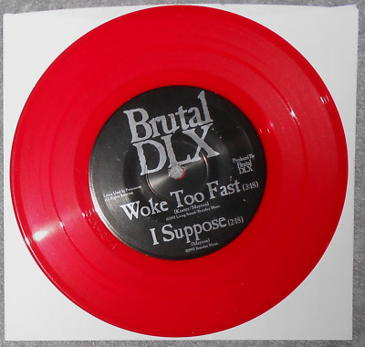 BRUTAL DLX - Woke Too Fast, I Suppose, Coming Soon, Alt Rock EP, Red Vinyl, NM 