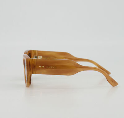 Pre-owned Gucci Gg1261s-004 Havana Havana Green Sunglasses