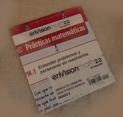 Envision Math 2016 Spanish Espanol Practice Poster Problem Grade 1 9780328869145