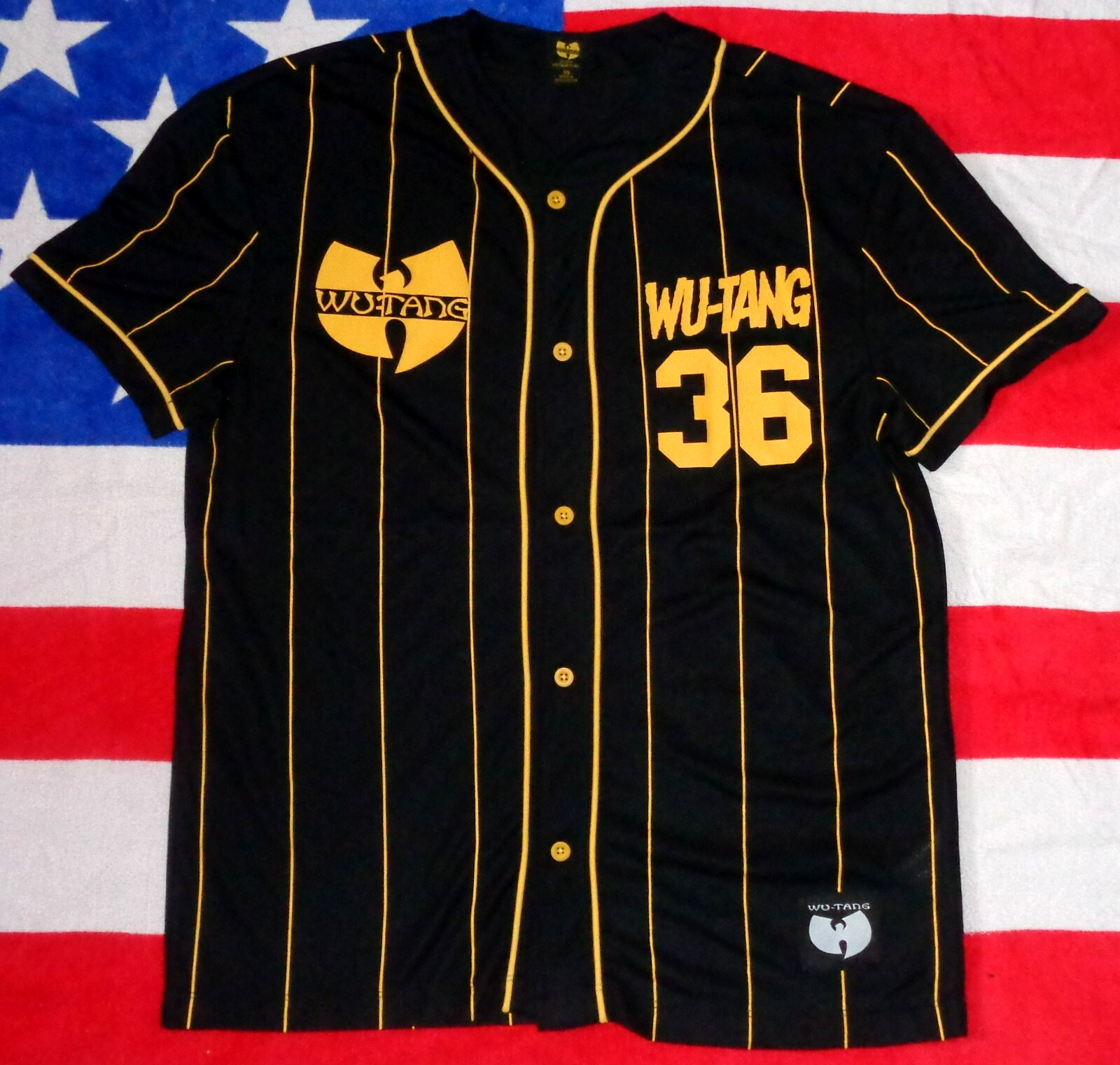 🎤Wu-Tang Clan🎤Mens OffIcial Enter The 36 Chambers Baseball