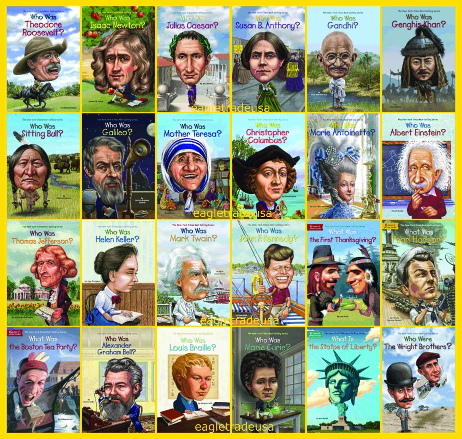 Who Was Is Series 120 Book Set Includes Who/What/Is/Was/Were - BRAND NEW Who Was Is Series 120 Book Set Includes Who/What/Is/Was/Were - BRAND NEW