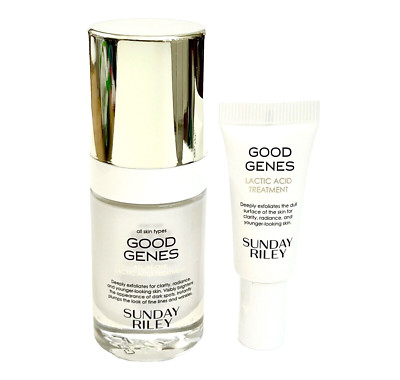 SUNDAY RILEY Good Genes LACTIC ACID Lot 15 mL+5 mL NEW FREE SAMEDAY SHIP FROMUSA
