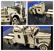 Download Truck Model 3d Vector Laser Cutting or CNC file Dxf Svg Eps | eBay