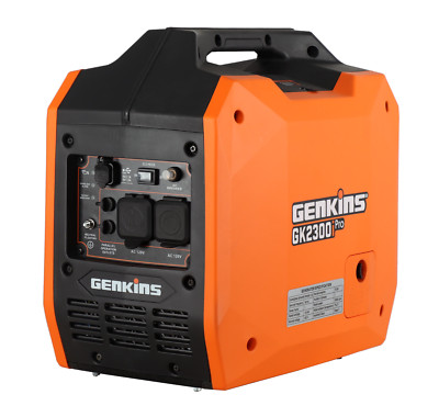 GENKINS 2300 Watt Inverter Generator Ultra Light Ultra Quiet Gas Powered