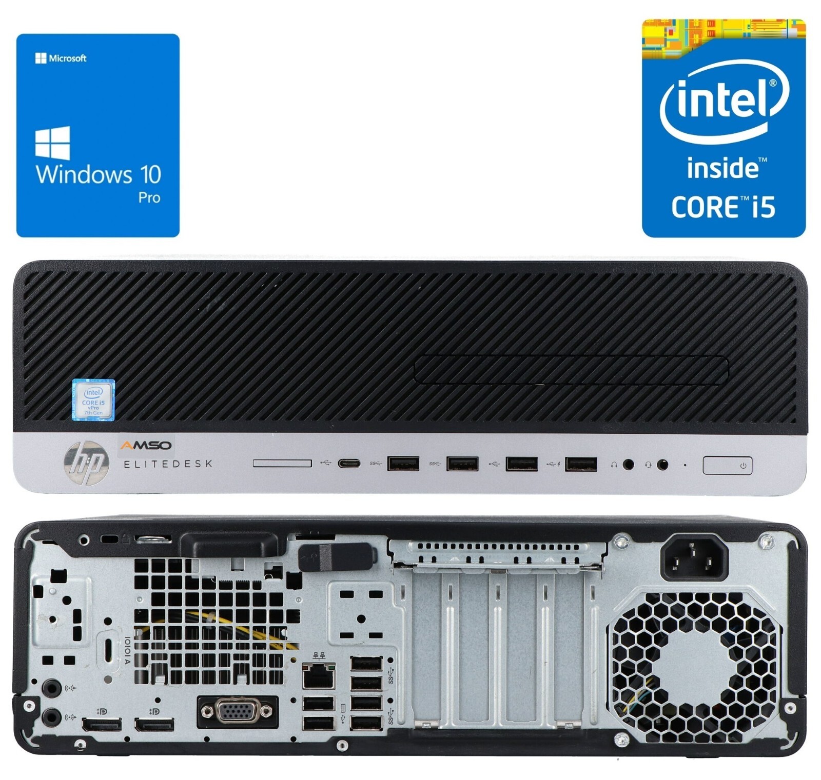 HP EliteDesk 800 G3 SFF i5-7500 8/16/32GB RAM 0/240/480