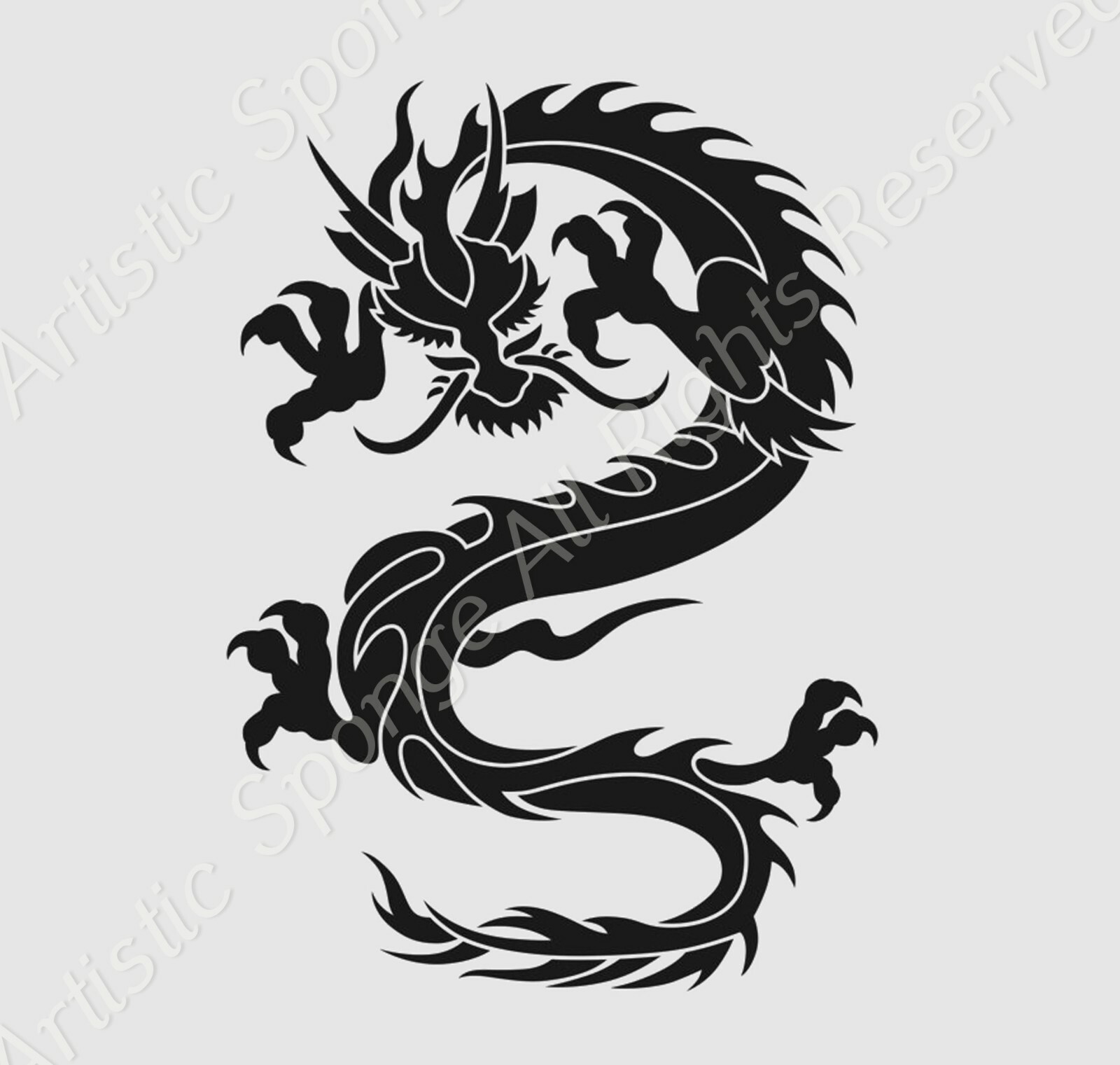 chinese-japanese-dragon-reusable-stencil-a3-a4-a5-wall-decor-art-craft-drag3-ebay