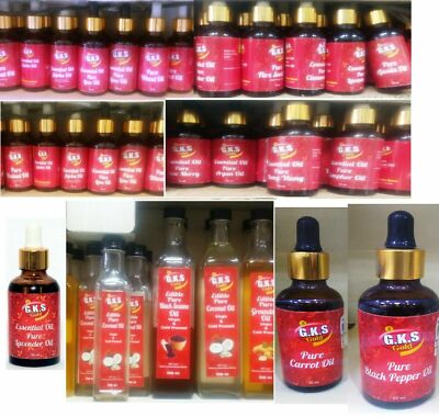 Premium Essential Oil | Pure Oil | Edible Oil By GKS GOLD in Best Quality- 50 ML