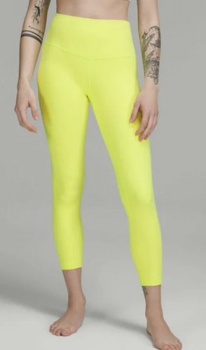 Lululemon Align HR Pant 25” Size 14 Yellow Electric Lemon Lululemon Align HR Pant 25” Size 14 Yellow Electric Lemon
