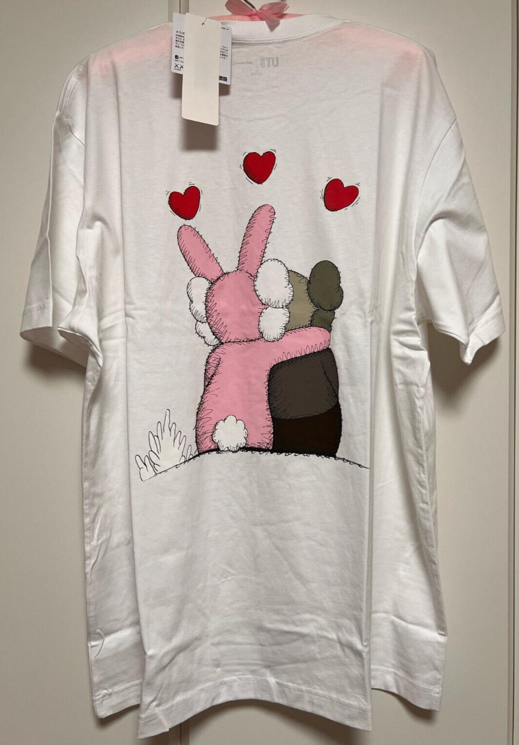 UNIQLO KAWS + Warhol T-Shirt White Cotton Crew Neck Tee