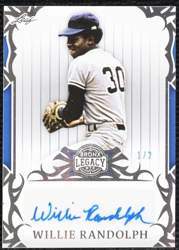 2023 Leaf A Bronx Legacy - Willie Randolph #BA-WR1