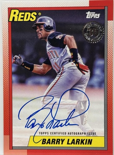 2025 Topps Series 1 Barry Larkin #38 1990 Silver Pack Mojo