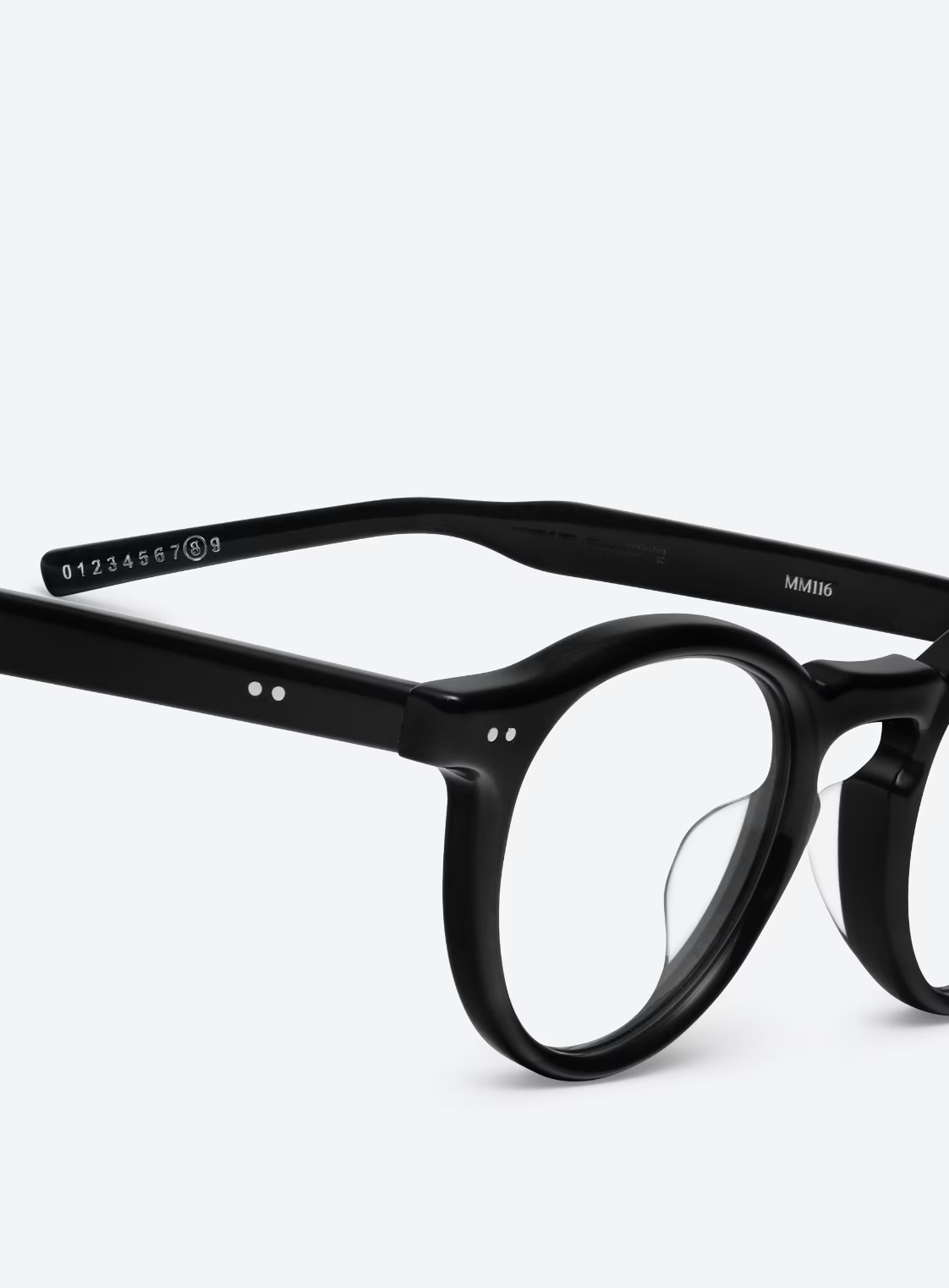 Pre-owned Gentle Monster X Maison Margiela Mm116 Black Clear / Fedex